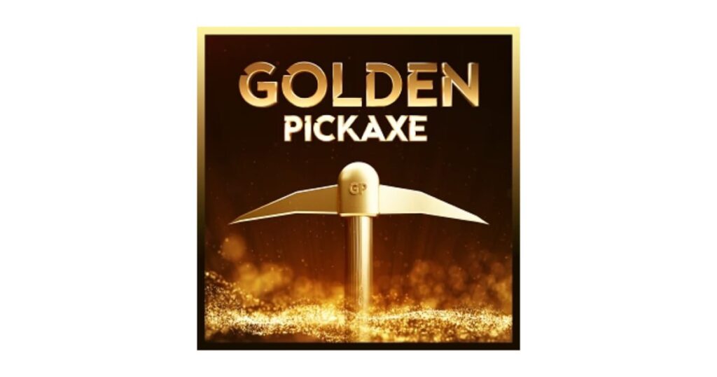 Golden-pickaxe